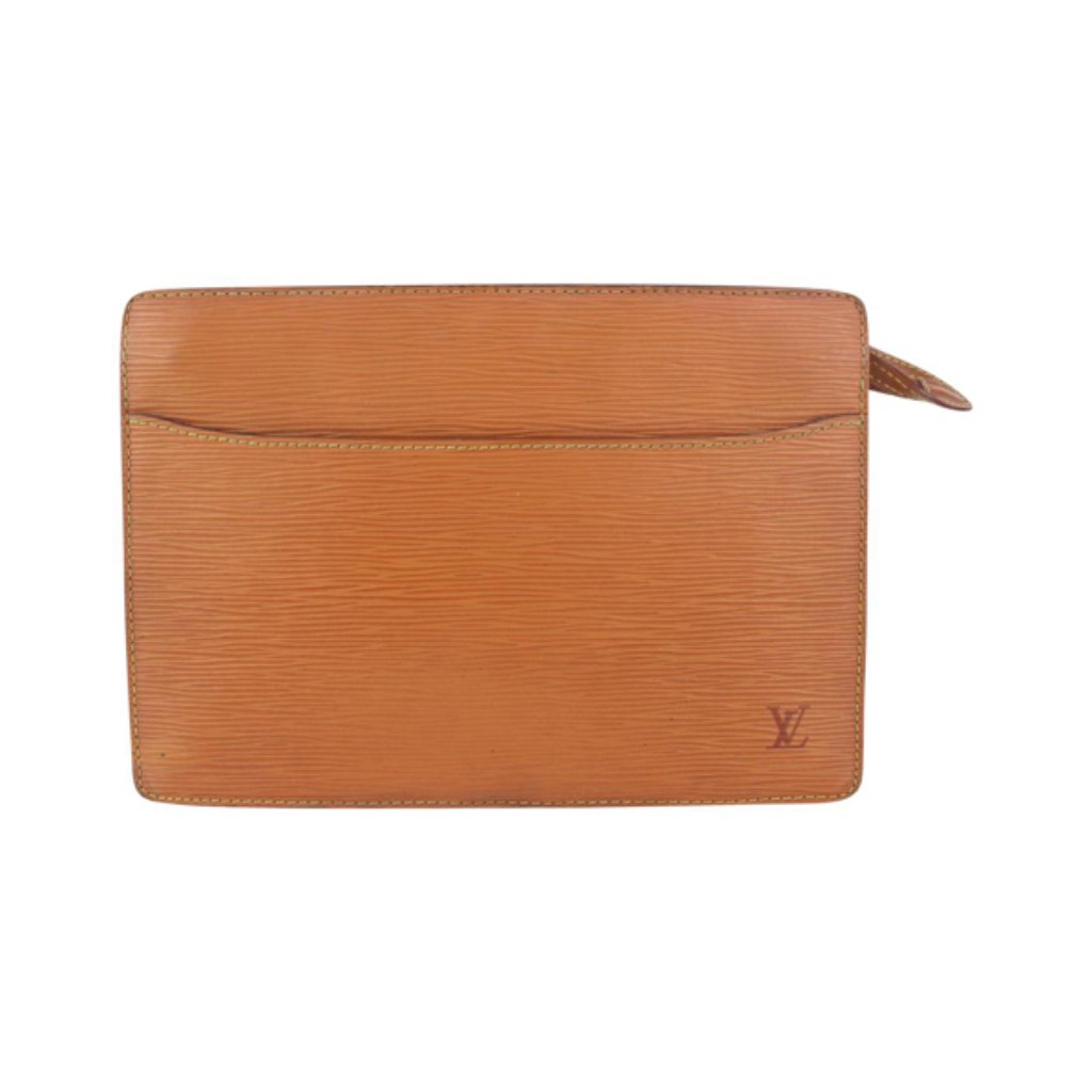 Louis Vuitton Brown Epi Leather Pochette Homme